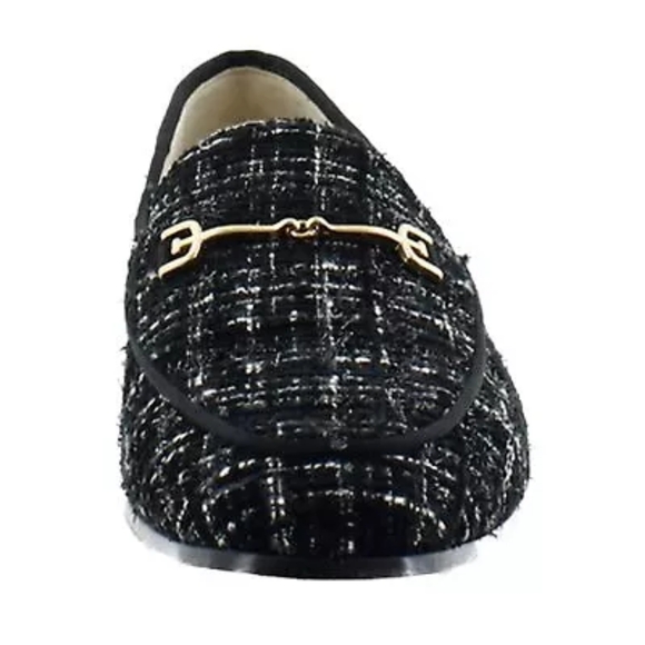 SAM EDELMAN WOMEN'S BLACK MULTI TWEED BIT LOAFER SIZE 8M - Picture 6 of 6